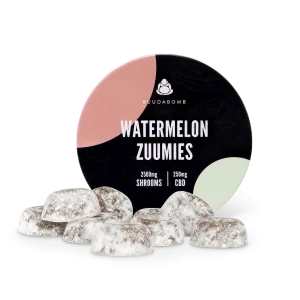 blue watermelon mushroom gummies