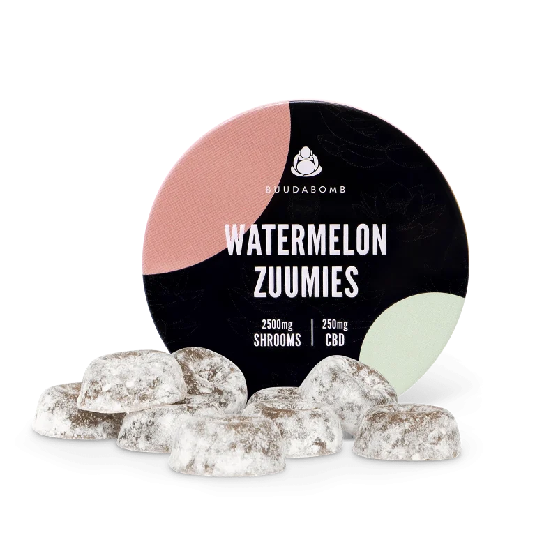 blue watermelon mushroom gummies