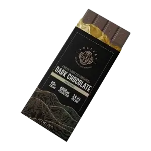 dark chocolate mushroom bar