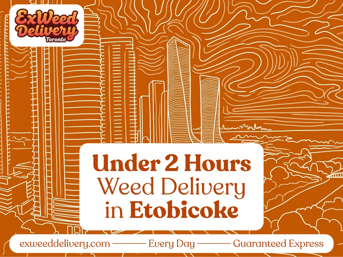 Weed delivery in Etobicoke, Ontario by ExWeed Delivery