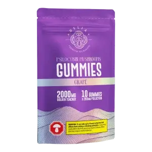 Gummies Grape 2000mg Golden Teacher by Delia