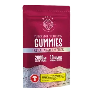 Gummies Pomegranate 2000mg Golden Teacher by Delia