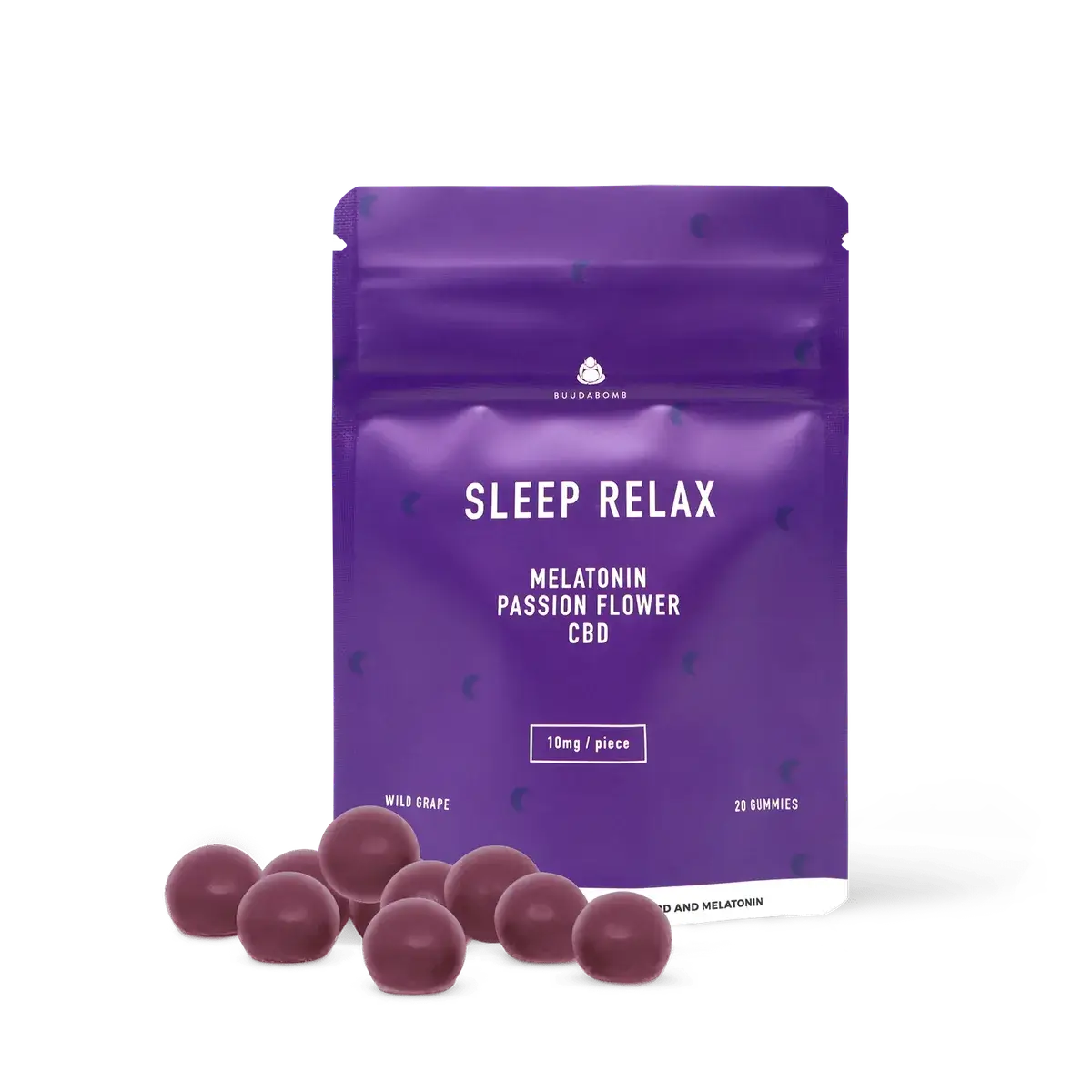 Sleep Gummies Wild Grape (20 Pack) by BuudaBomb