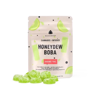Honeydew Boba Red Label Exotic 500mg by BuudaBomb