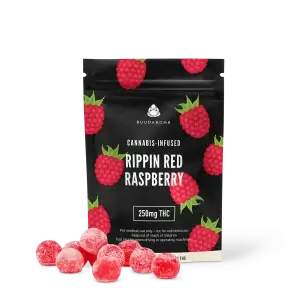 Rippin Red Raspberry Black Label 250mg by BuudaBomb
